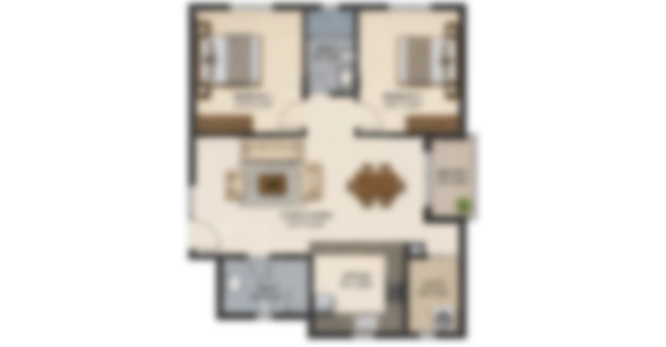 Ellara Mira Road 1 BHK Floor Plan